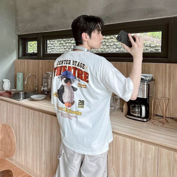 【現貨】THEATRE美式墨鏡企鵝Tee 