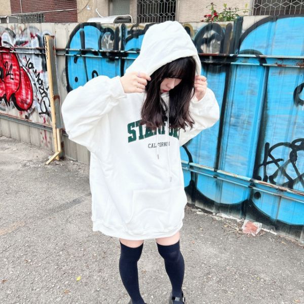 【預購】STANFORD貼布繡重磅帽Tee 