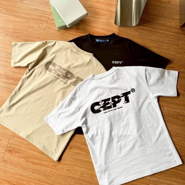 【現貨】火焰字體厚版膠印短Tee 