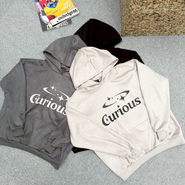 Curious星芒印花麂皮帽Tee 