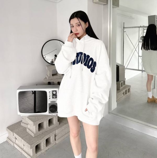 【現貨】INSSTUDIOS毛巾繡刷毛帽Tee 