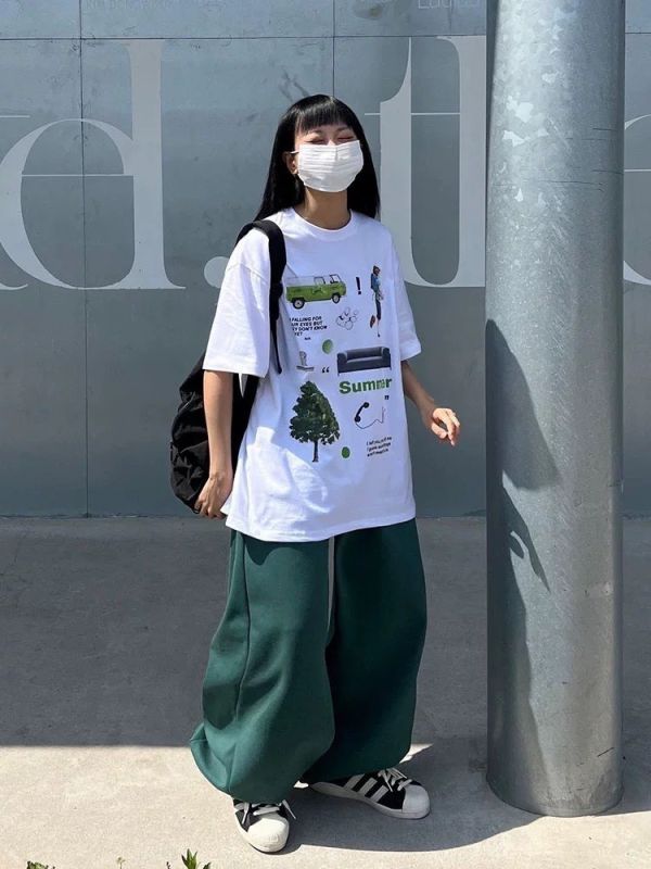 【現貨】INS貼紙合集短Tee 