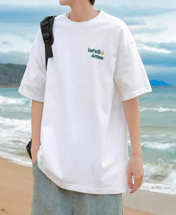 發泡啤酒露營短Tee 