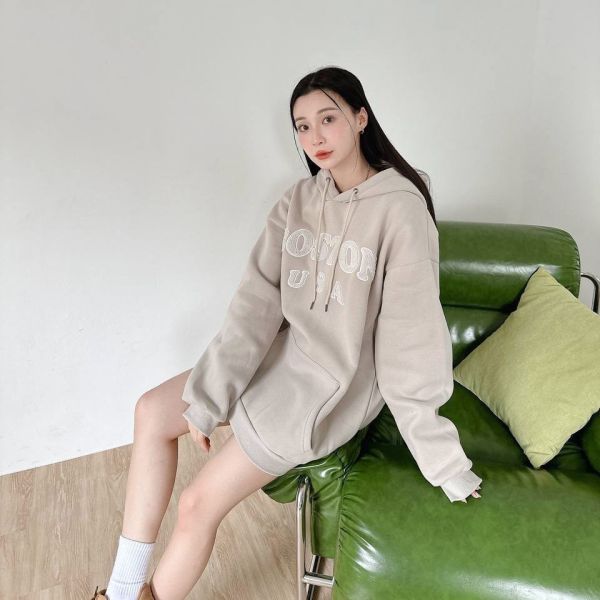 BOSTON勾毛刷毛帽Tee 