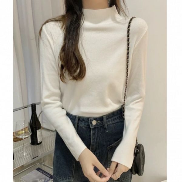 羊絨高領打底上衣 