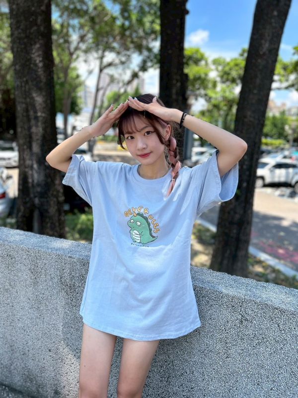 NEVERULES 恐龍插畫Tee 
