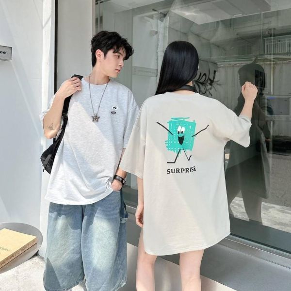 現貨+預購【團服包色首選】手繪表情塗鴉短Tee 