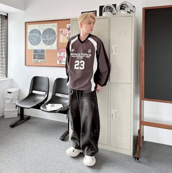 【現貨】SPACE FORCE 23賽車風束口風衣 