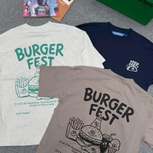 【SORONA®】BURGER FEST速食套餐涼感短Tee 