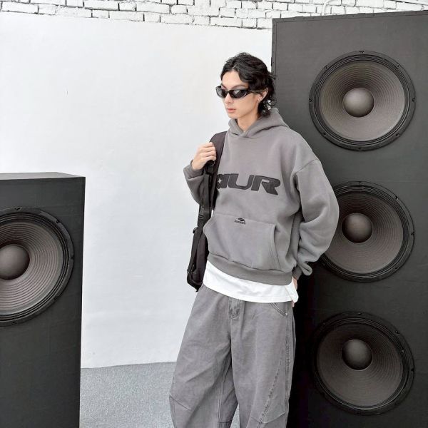 【現貨】AUR刺繡短寬版型帽Tee 