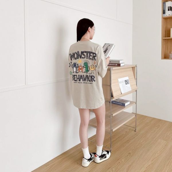 【SORONA®現貨】MONSTER BEHAVIOR 怪獸插畫印花涼感Tee 