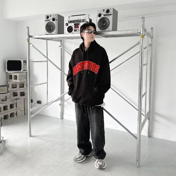 【現貨】INSSTUDIOS毛巾繡刷毛帽Tee 