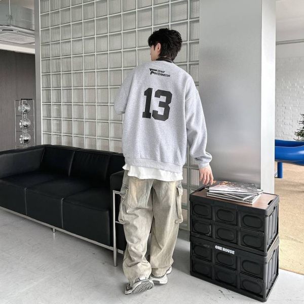 TEAM圓標網眼刷毛大學Tee 