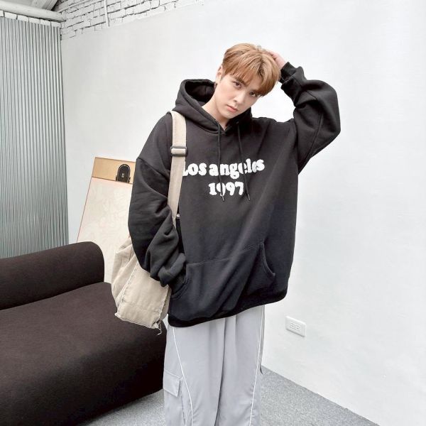 Los Angeles 1997毛巾繡刷毛帽Tee 