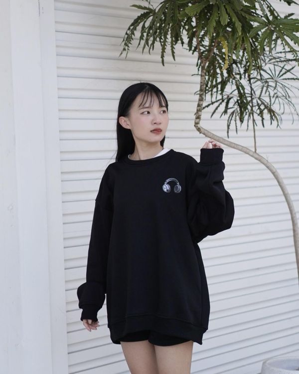 現貨【牛奶暖絨】愛吃幽靈牛奶絨大學Tee 