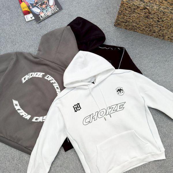 CHOIZE 簍空字印花帽Tee 