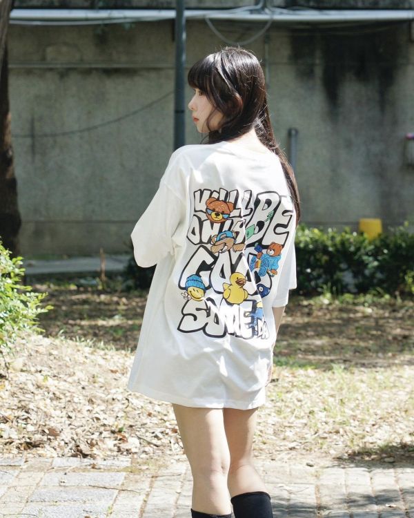 【現貨】GOOD SOME DAY塗鴉玩偶短Tee 