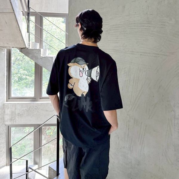 【SORONA®現貨】柴犬大聲公印花涼感Tee 