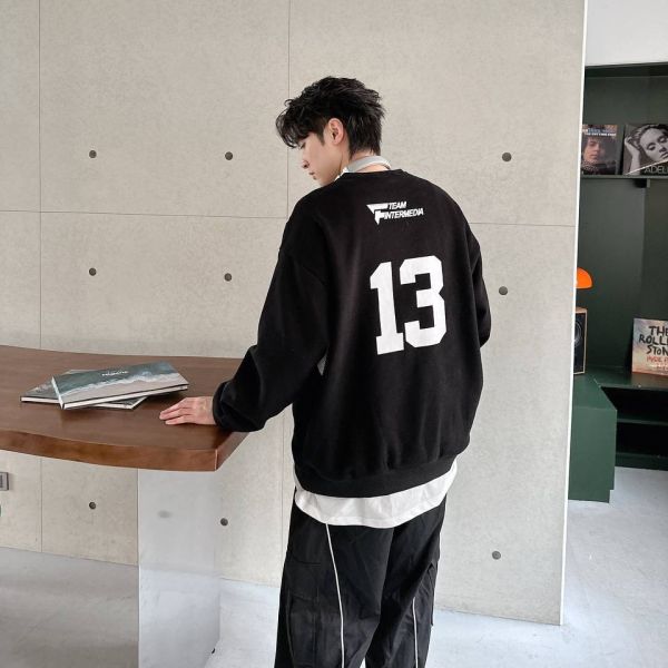 TEAM圓標網眼刷毛大學Tee 