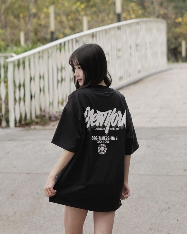 【現貨】newyork 立體陰影字短Tee 