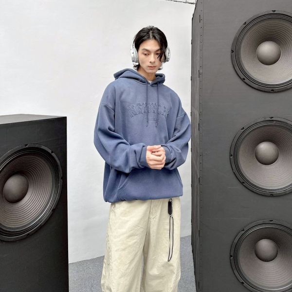 NEW YORK EST.1625立體貼布水洗帽Tee 