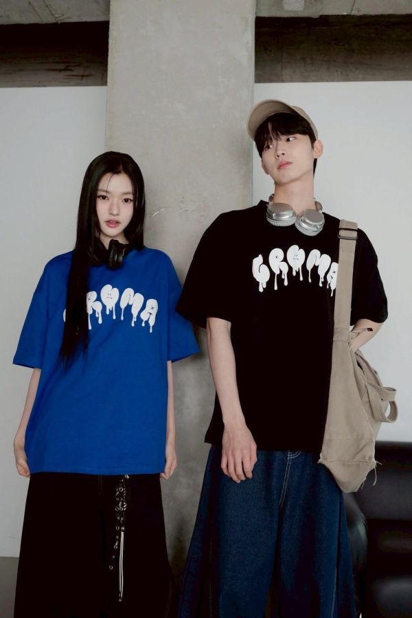 【現貨】CROMA潑漆流體發泡短Tee 