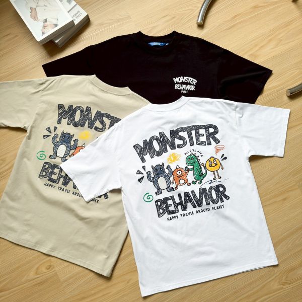 【SORONA®現貨】MONSTER BEHAVIOR 怪獸插畫印花涼感Tee 