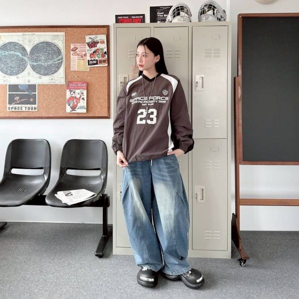 【現貨】SPACE FORCE 23賽車風束口風衣 