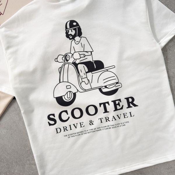 【預購】復古摩托車Tee 