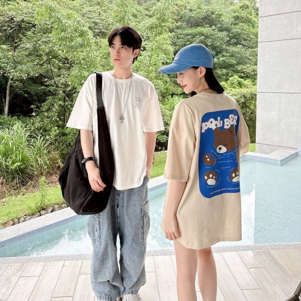 POOL BEAR小熊印花Tee 