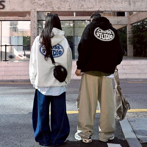 CROSS卡通泡泡字圓標刷毛帽Tee 