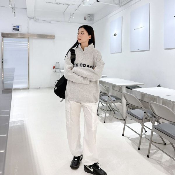 刺繡COLORADO立領長Tee 