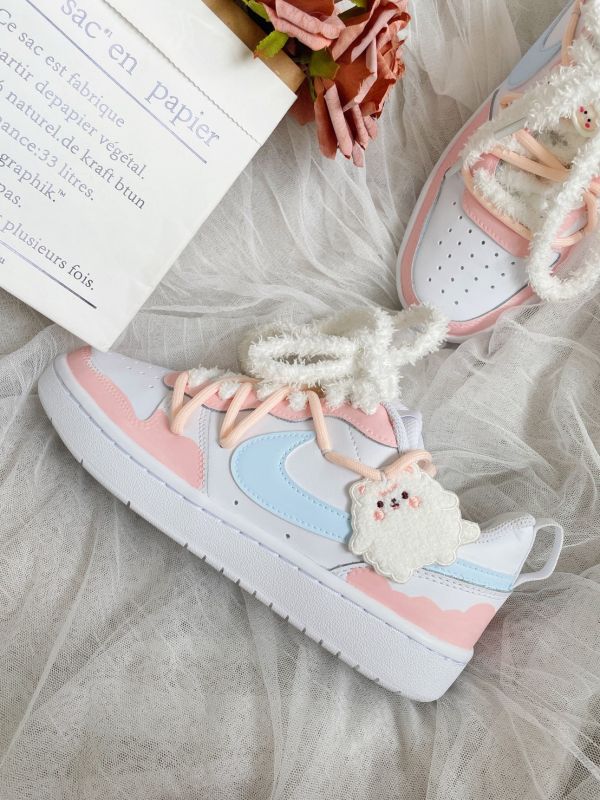【訂製款】Nike Court Borough Low白熊日記-女款 
