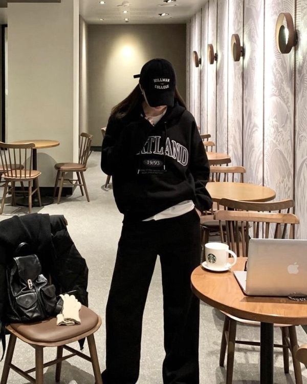 PORTLAND貼布繡刷毛帽Tee 