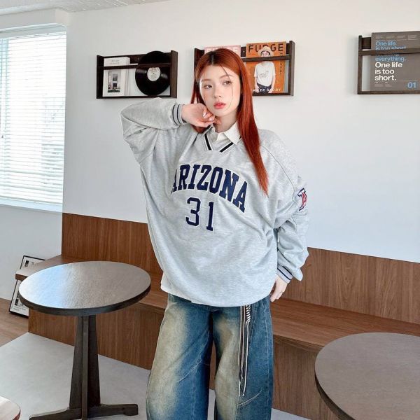 ARIZONA 31美式貼布刺繡大學Tee 