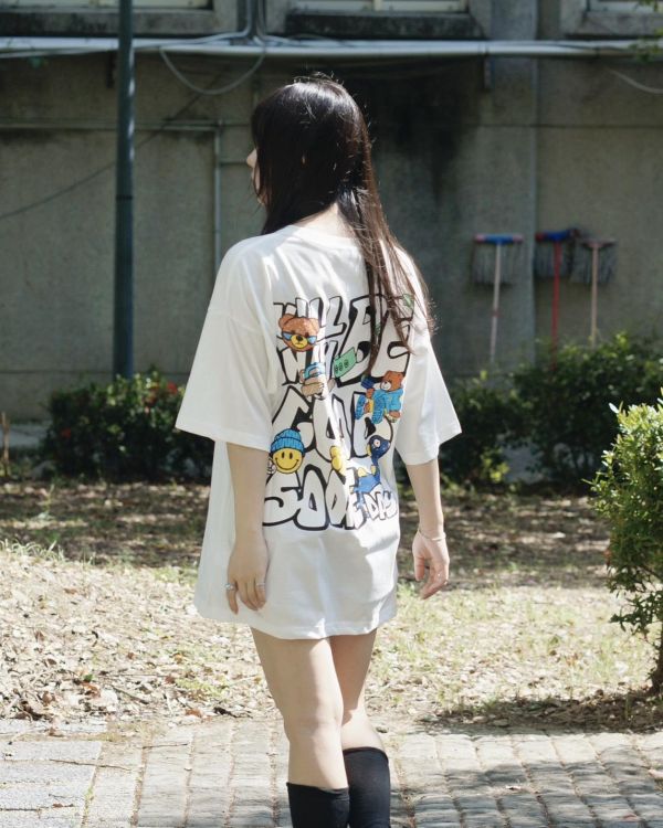 【現貨】GOOD SOME DAY塗鴉玩偶短Tee 