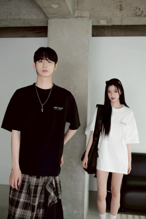 【現貨】CONCEPT迷彩哥德字印花短Tee 