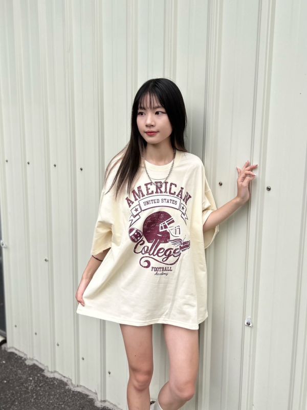 【現貨】美式復古學院Tee 