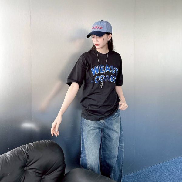 【SORONA®現貨】WEAST COAST接縫線造型貼布涼感Tee 