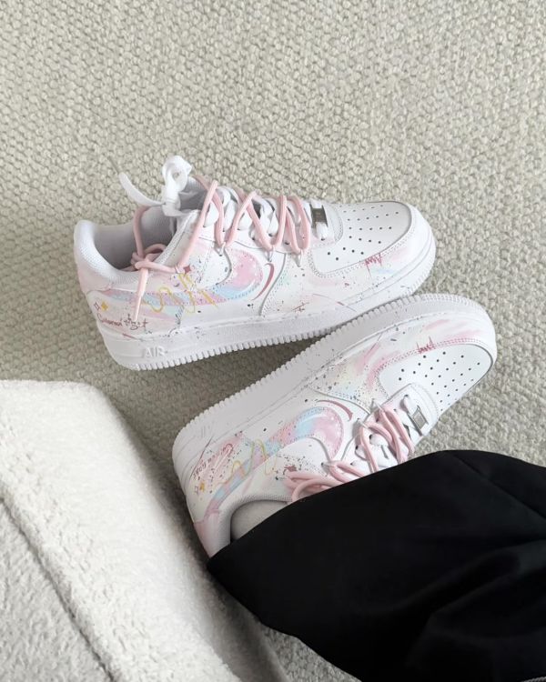 【訂製款】Nike Air Force 1 星愿塗鴉 - 女款 