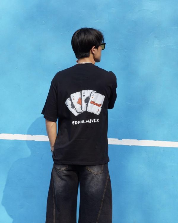 【現貨】撲克王牌印花短Tee 