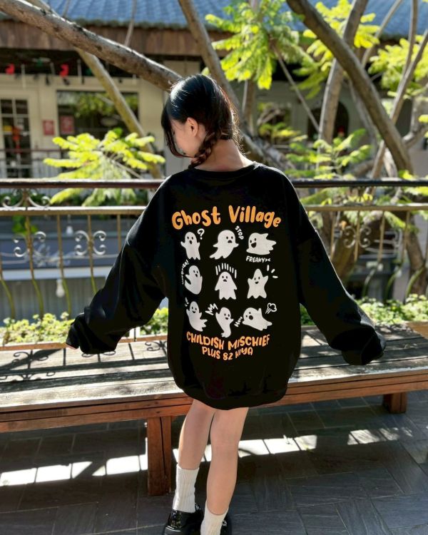 【現貨+預購】Ghost Village幽靈貼圖大學Tee 