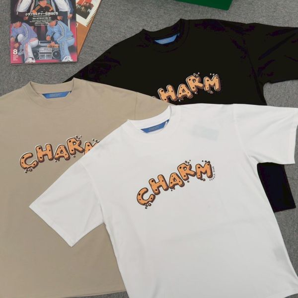 【SORONA®】 CHARM餅乾字母印花短Tee 