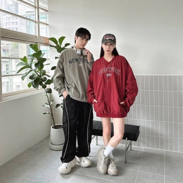 【現貨】NEW YORK 199X美式復古刺繡風衣 