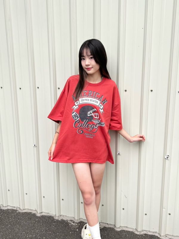 【現貨】美式復古學院Tee 