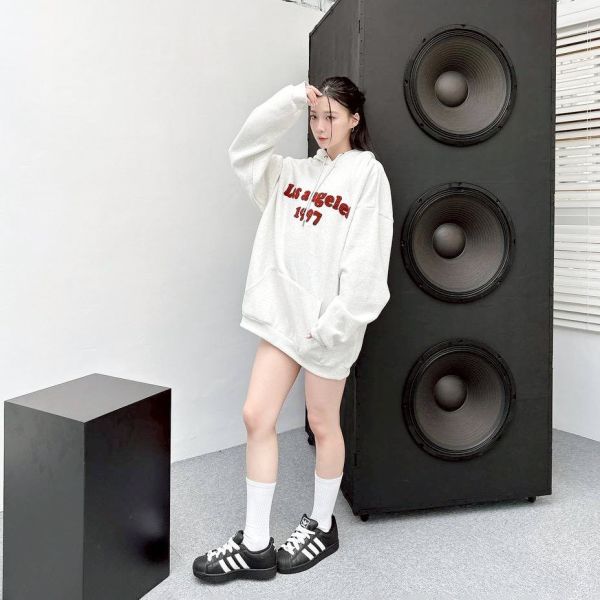 Los Angeles 1997毛巾繡刷毛帽Tee 