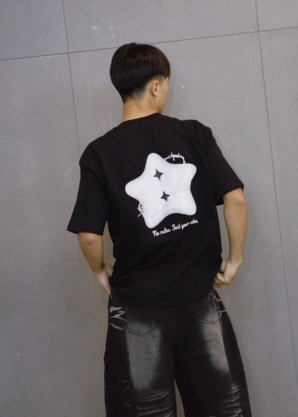 現貨【星願同頻520】荊棘五角星短Tee 