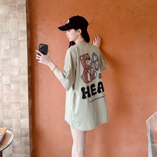 【現貨】HEAT電扇小熊短Tee 