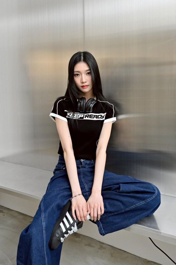【現貨+預購】keep ready撞色織帶短版Tee 