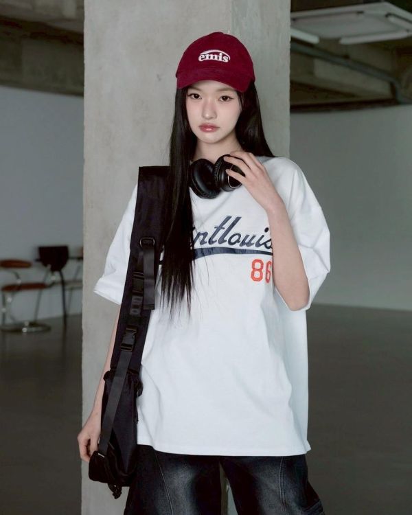 【現貨】Saintlouis86刺繡短Tee 